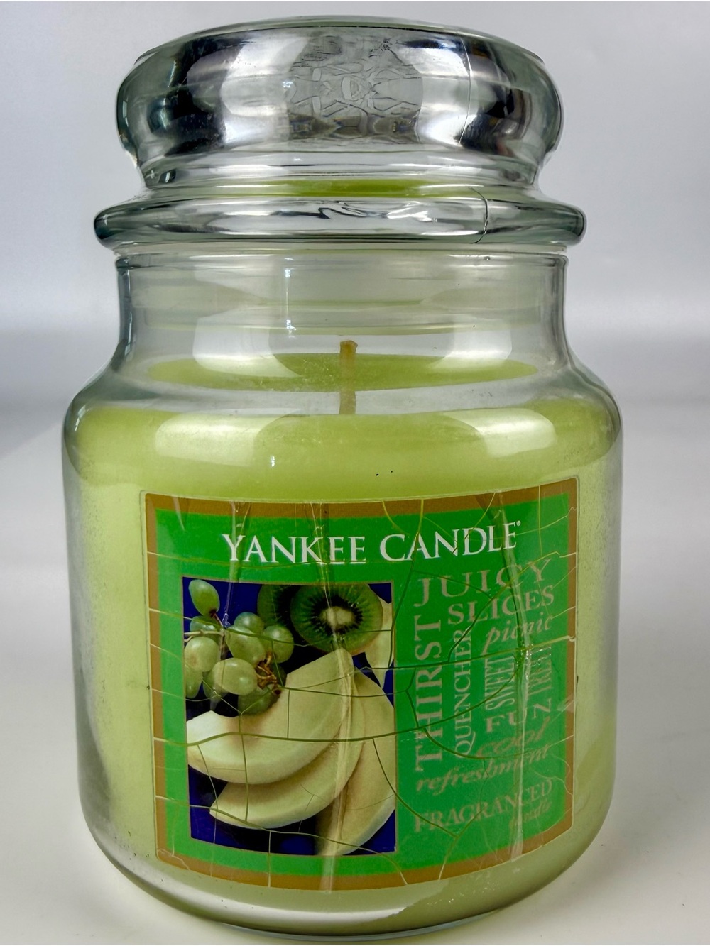 Yankee Candle HONEYDEW MELON Jar Candle 14.5 oz. each Retired